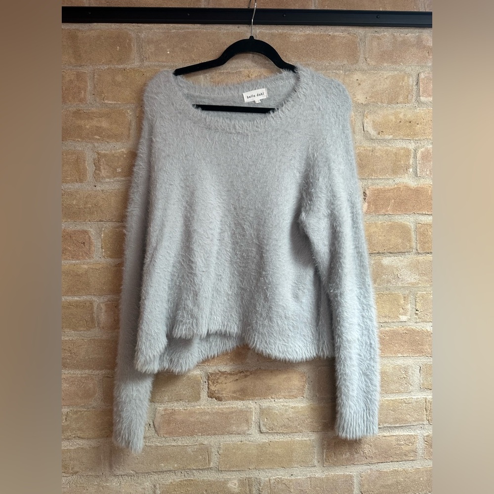 Bella Dahl Light Blue Eyelash Sweater - Size M